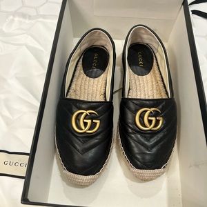 Authentic Gucci espadrilles, wore twice